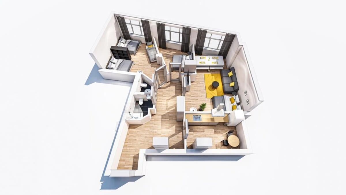 Spacious 2 Bedroom Apartment ハンブルク エクステリア 写真